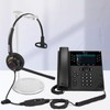 Arama RJ9 Telephone Headset with Microphone Noise Cancelling,Office Phone Headset