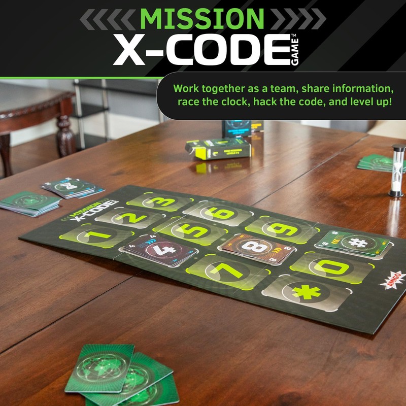 AMIGO Games X-Code - Cooperative Strategy Board Game for 2-8