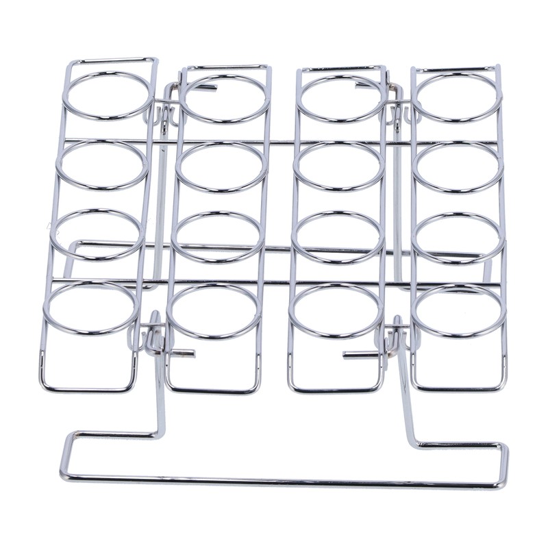 16-Hole Folding Baking Rack Ice Cream Rack Stand Cone Cupcake