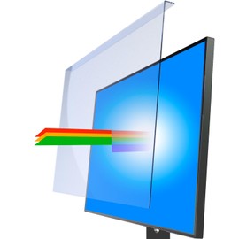 viseNOVA Anti Blue Light Screen Protector for 20, 20.2, 21.5, 21.6, 22 Inches - 16:9 / 16:10 Aspect Ratio Computer Monitor Hanging Type Blue Light Blocking Filter Anti Scratch Eye Protection Shield for Desktop Computer