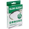 InLine® Slim Audio Y-Cable Jack 3.5 mm Male to 2