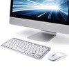 Wireless Keyboard and Mouse Compatible with iMac MacBook Air/Pro (Wireless