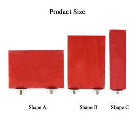 Bird Parrot Perch Stand Platform Natural Wooden Coarse Sand Grinding Claw Stand Suitable for Parrot Parakeet Cockatiel Budgie Conures Lovebird Finch