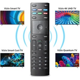 Universal Remote for Vizio Smart TVs, Vizio Remote Control Replacement XRT136, for Vizio TVs (D-Series E-Series M-Series P-Series V-Series) (【Pack of 1】 XRT136B)