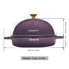 Flavehc Bread Oven Cast Iron Bread Dutch Oven with Cloche