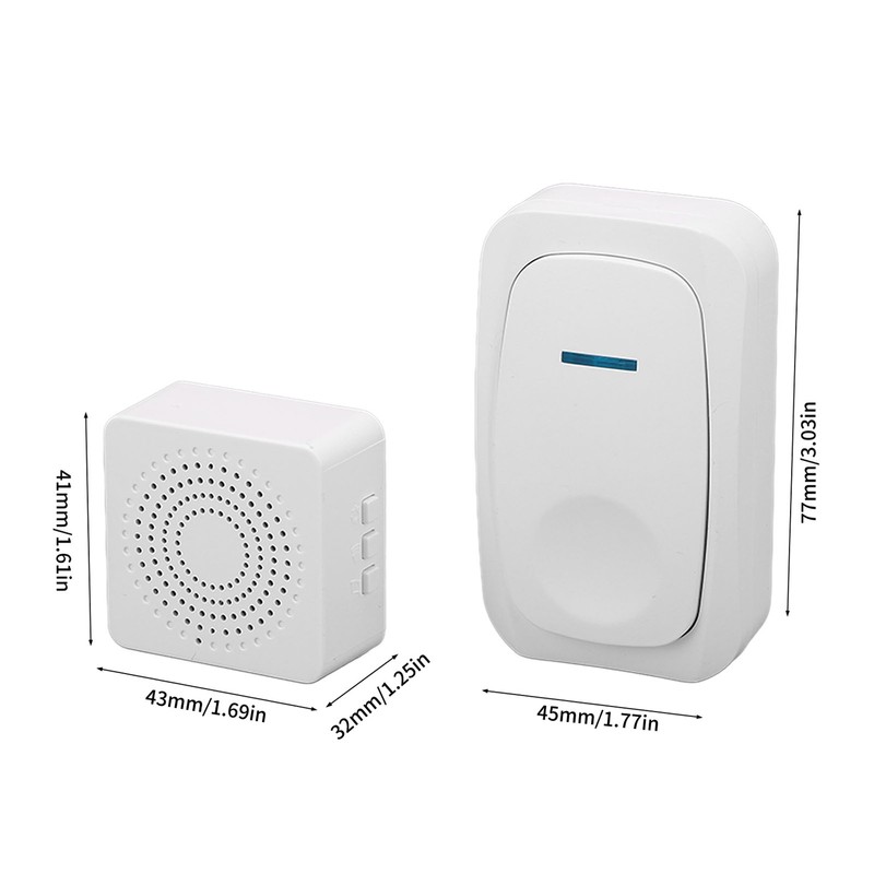 Wireless Doorbell Home Intelligent Remote Control Doorbell USB Power Supply