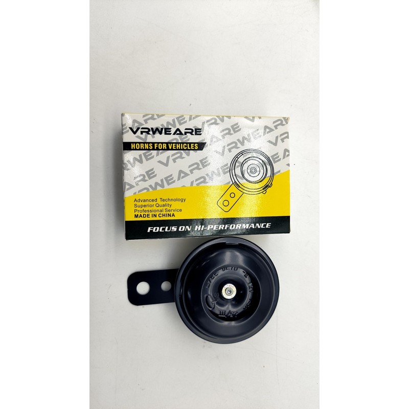 VRWEARE Universal Motorcycle Electric Horns Waterproof Round Loud Speaker 12V