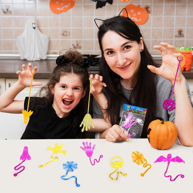 LEMESO ハロウィン 景品 おもちゃ ペタペタおもちゃ 35個入 粘着おもちゃ お祭り イベント 縁日