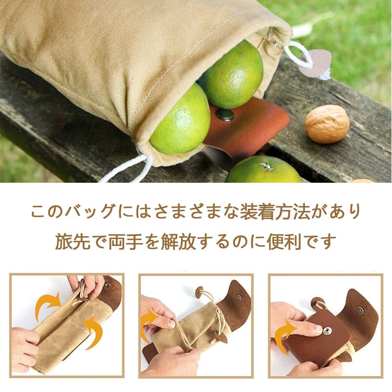 Nail Bag Waist Bag Tool Bag Dump Pouch Foldable Utility