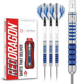RED DRAGON Colin Lloyd Diamond 22g Tungsten Darts Set with Flights and Stems