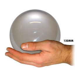 Flames N Games Juggle Dream Acrylic Contact Juggling Balls & Protective Fleece Lined Pouch/Travel bag! (Large, Clear Acrylic 90mm + Pouch)