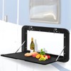 HWHongRV Foldable RV Picnic Tables Campervan Picnic Wall Mounted Table,