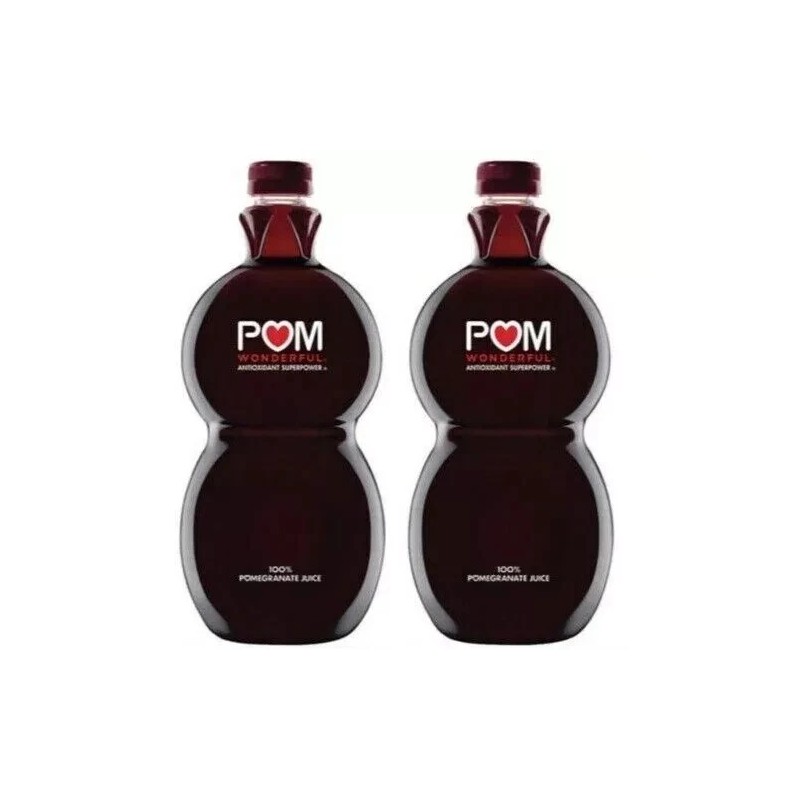 POM Wonderful 100% Pomegranate Juice - 2 Bottles, 64oz Each,
