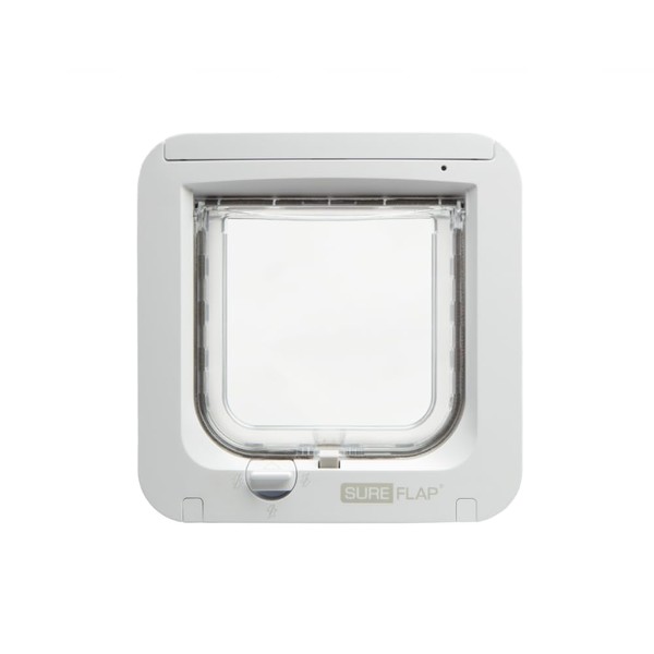 SureFlap - Sure Petcare Microchip Cat Flap, White, Scans Pet's