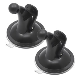 Biqing 2PCS 17mm TPU Ball Mount Suction Cup, Windshield Suction Cup Mount Gps, Gps mount for Nuvi Drive Dezl RV GPS Black