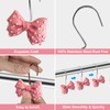 Shower Curtain Hooks Decorative Bow Tie Knot Shower Curtain Rings