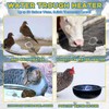 Magoog 500W Chicken Water Heater, 50Gal Chicken Water Deicer for
