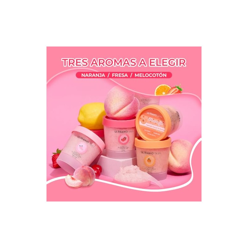 ULTRAMO Exfoliante Corporal, Exfoliante para Cuerpo, Rostro, Manos y Pies