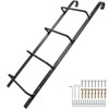 Zwinz 4-Rung Window Well Ladder Hooked, Heavy Duty Steel Fire