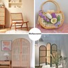 18" Width Cane Webbing Rattan Webbing 3.3Ft Natural Rattan Caning