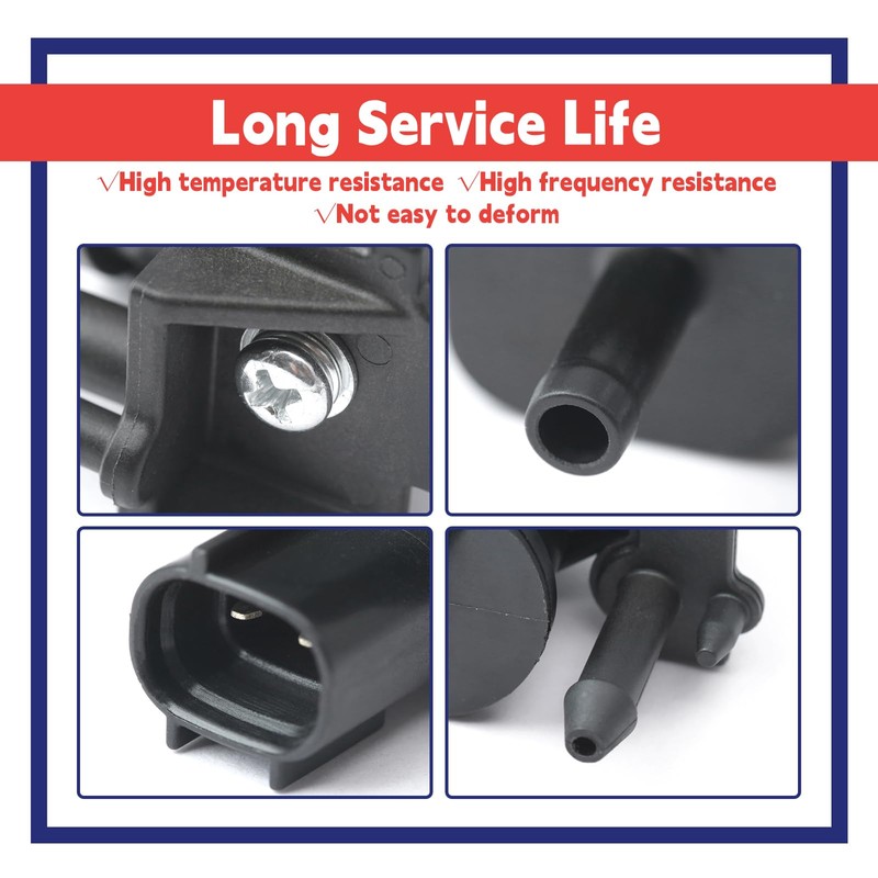 Dusledel 258600V040 Vapor Canister Purge Solenoid Valve Replacement for Toyota