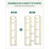 Hzuaneri 8 Tiers Vertical Shoe Rack, Narrow Shoe Tower, Tall