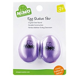 Nino Kids Percussion Egg Shaker Pair | Aubergine
