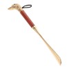 Healvian Long-handled Shoes Shoe Helper Metal for Seniors Beech