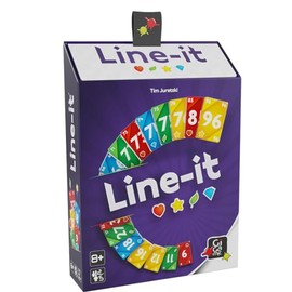 GIGAMIC Line-it | Fun Card Game | Great Card Game for The Family | Ages 8+ | 2 to 5 Players | 20 Minutes