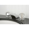 Kingston Brass KB921B Americana 8-Inch Widespread Lavatory Faucet Twin Acrylic