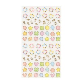 Day planner sticker date [glitter pattern] pastel sticker decoration 82457-006