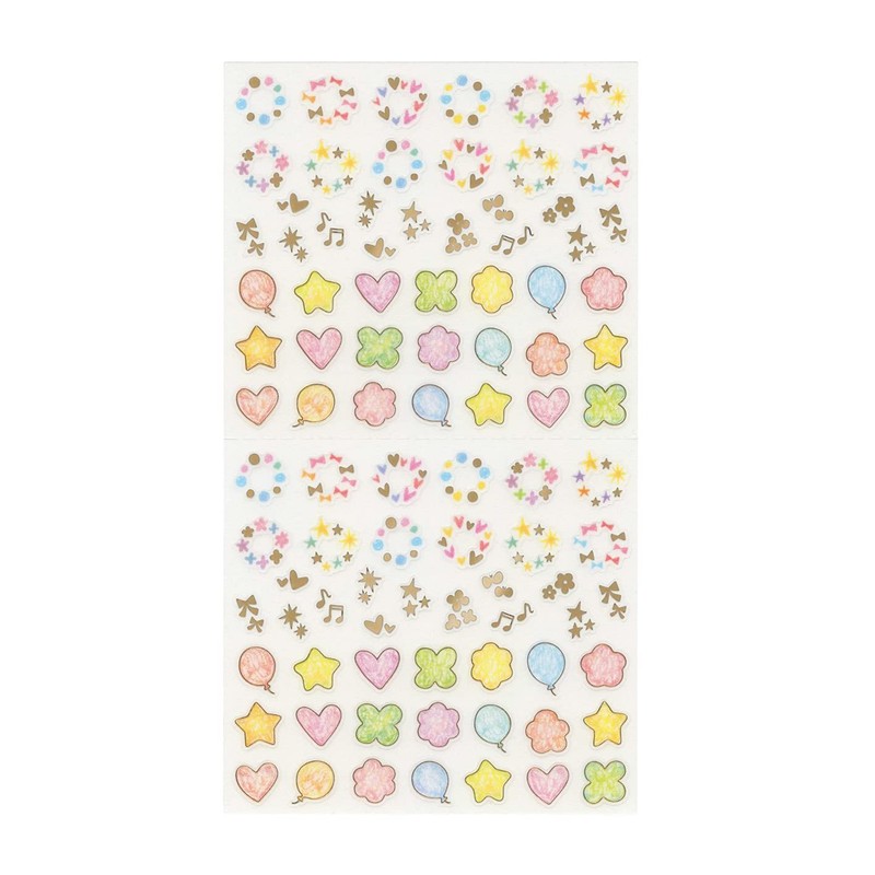 Day planner sticker date [glitter pattern] pastel sticker decoration 82457-006