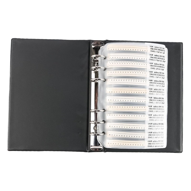 Fasizi Capacitor 0402 (0.5pF-1uF) 80 Value x 50pcs = 4000pcs