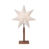 EGLO Table Lamp with Poinsettia, Decorative Star Illuminated Made of