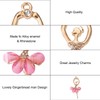 PandaHall Crystal Ballerina Alloy Ballet Dancer Charms with Resin Rhinestone