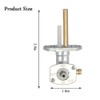 Replace 5KM-24500-10-00 YINNCKE Petcock Fuel Valve Shut Off Tank Switch