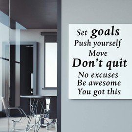 2 Sheets Motivational Wall Decals Vinyl Inspirational Quotes Stickers Together Everyone Achieves More Office Positive Sayings Wall Decals for Back to School Office Classroom Team Gym Bedroom Decor