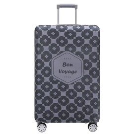 TRAVELKIN Luggage Cover Washable Suitcase Protector Anti-scratch Suitcase cover Fits 18-32 Inch Luggage, Grey, S(18-21inch suitcase), Fashion