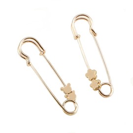 Fashion Brooches for Women, 2 Pcs Sweater Rhinestone Shawl Pin Clip Brooch Waist Pants Extender Safety Pins for Women Costume Accessory, Waist Back Cincher for Cardigan Collar Dress Shirt Jeans