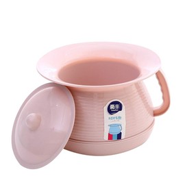 HEALLILY Portable Toilets Plastics Urine Pots with Lids Urine Buckets Potty Urinals for Children and Baby 1pc (Pink)