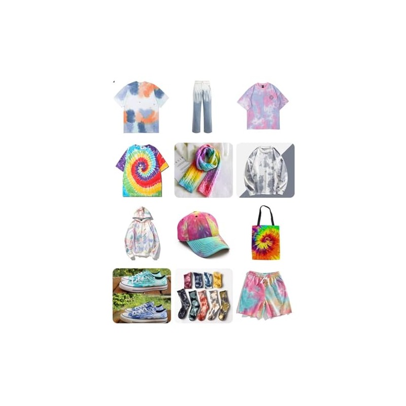 DOTUHAO Tie Dye Powder, Rose Red - Clothing Dye, Procion