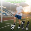 Qoncosy 2 Pairs Christian Soccer Socks,Cross Grip Anti Slip Religious