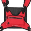 Multi Functional Outdoor Sports Running Chest Bag Adjustable Red Vest