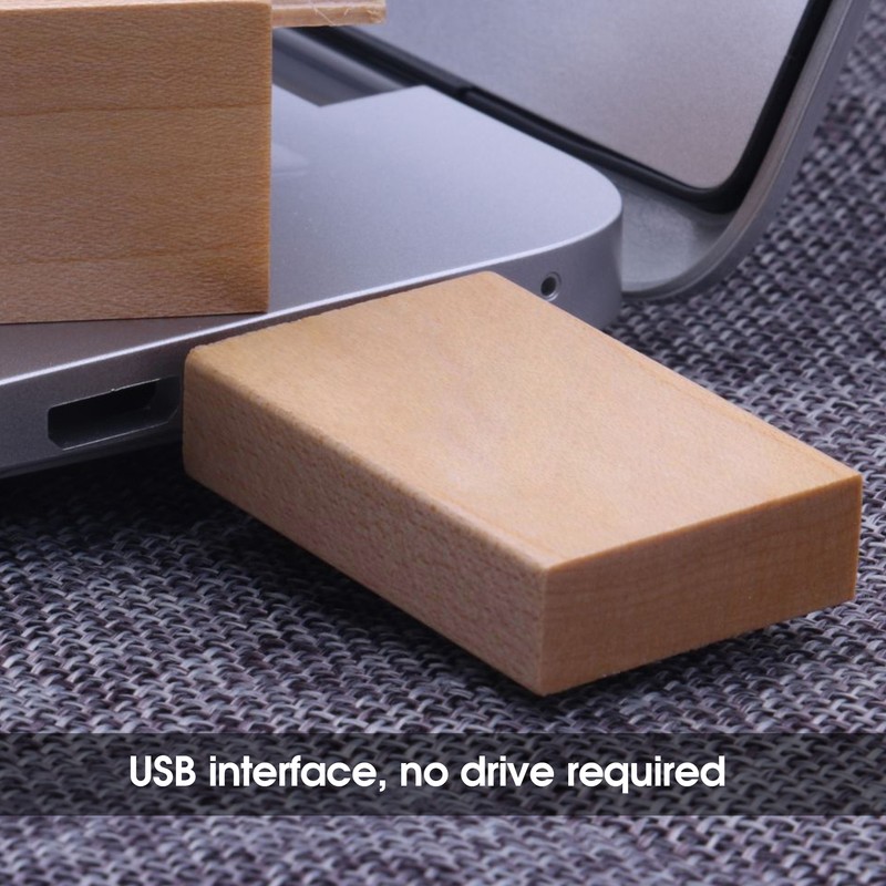Wooden U Disk Portable USB Flash Drive Memory Stick Computer