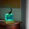 cimsfcor Epoxy Resin Shark Night Light, Night Lamp with Humpback
