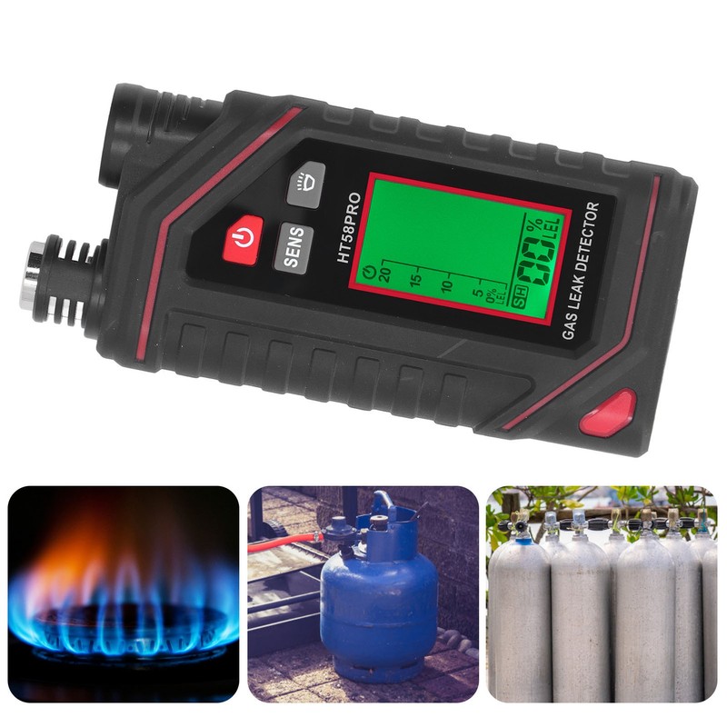 Gas Leak Detector Combustible Gas Alarm Multifunctional Handheld Gas Tester