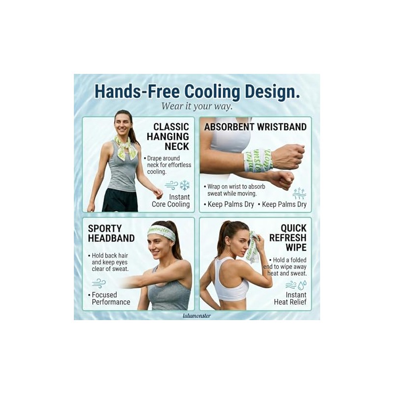 Cooling Body Wipes - Extra-Thick, No-Rinse Shower Wipes