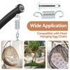Yardwe Heavy Duty Swing Hook with Spring Pin, Hanging Egg