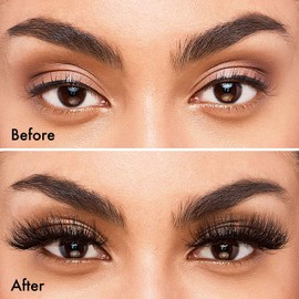 i•ENVY False Eyelashes Real Mink Lashes Dramatic Long Eyelashes (Champagne Pink)