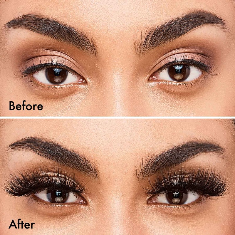 i•ENVY False Eyelashes Real Mink Lashes Dramatic Long Eyelashes (Champagne